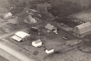 This dairy farm in Iowa was my dad's home until he enlisted in the Marines. 